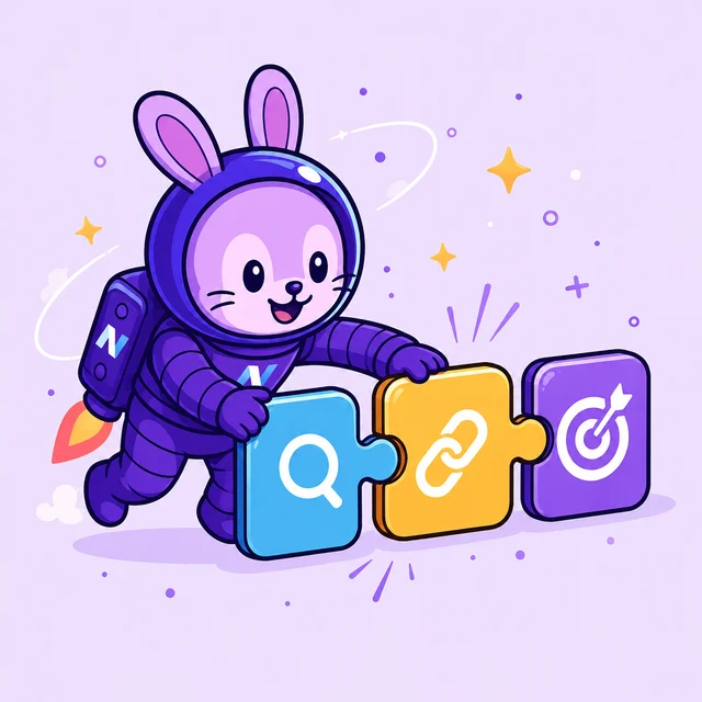 키워드 조합기 작업을 돕는 뷰랑이